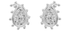 Paisley Sterling Silver Stud Earrings