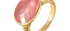 Light Pink Tourmaline Fine Gold Ring