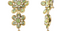 Peridot & Pearl Flower Extravagant Earrings
