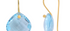 Elisa Blue Topaz Pear Shape Earrings