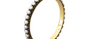 Gold & Oxidised Silver Pearl Bangle