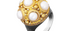 Pearl, Gold & Oxidised Silver Ring