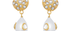 Jadau Work Pearl Drop Earrings