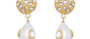 Jadau Work Pearl Drop Earrings
