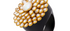 Pearl Pachi Work Wood Ring