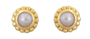 Sunbeam Pearl Stud Earrings
