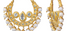 Blue Topaz & Pearl Nath Hoop Earrings