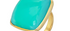 Chrysoprase Pebble Gemstone Ring