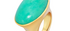 Chrysoprase Oval Pebble Ring
