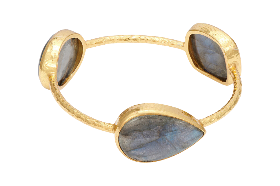 Pebble Labradorite Bangle