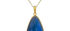 Labradorite Pebble Pendant Necklace
