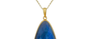 Labradorite Pebble Pendant Necklace