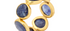 Pebble Tanzanite Eternity Ring