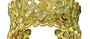 Aphrodite Peridot Cuff Bracelet