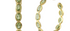 Santorini Peridot Hoop Earrings