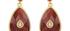 Phoebe Carnelian & Diamond Jadau Earrings