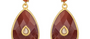 Phoebe Carnelian & Diamond Jadau Earrings