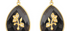 Phoebe Black Onyx & Diamond Jadau Earrings