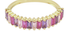 Amie Rose Quartz & Amethyst Demi Eternity Ring