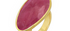 Pink Sapphire Rosecut Gemstone Ring