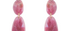 Pink Sapphire Rosecut Drop Earrings