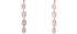 Pink Tourmaline Earrings Gemstone Drop Earrings