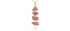 Pink Tourmaline & Pearl Pendant Necklace
