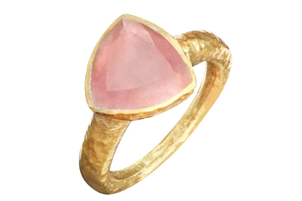 Pink Tourmaline Trillion Limited Edition Ring