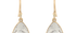 Fine Gold Polki Diamond Drop Earrings