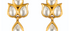 Fine Gold Polki Diamond Stud Earrings