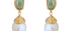 Poppy Peridot And Pearl Earrings