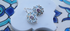 Posie Silver Amethyst & Blue Topaz Drop Earrings