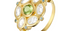 Posie Green Amethyst & Peridot Ring