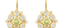 Posie Green Amethyst & Peridot Drop Earrings