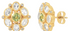 Posie Green Amethyst & Peridot Stud Earrings