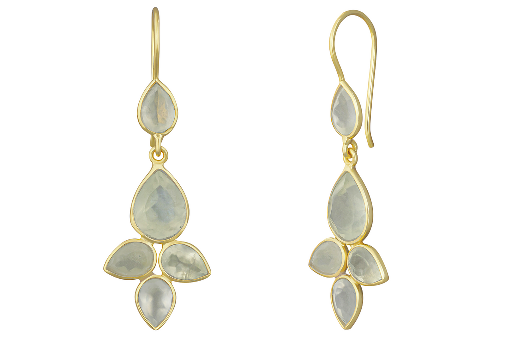 Hope Prehnite Drop Earrings