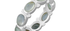 Lottie Silver Prehnite Eternity Ring