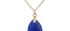 Pune Cabochon Lapis Pendant Necklace