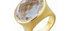 Oval Rock Crystal Gemstone Rings