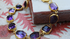Rose Cut Amethyst Gemstone Bracelet