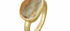 Citrine Rose Cut Gemstone Ring