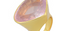 Large Pear Shape Pebble Rose Quartz Ring