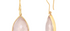 Rose Quartz Pear Shape Drop Earrings