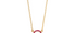 Halo Ruby Pendant Necklace
