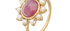 Hyderabad Pearl & Ruby Ring
