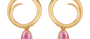Coco Ruby Drop Gemstone Earrings