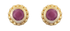 Sunbeam Ruby Stud Earrings