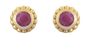 Sunbeam Ruby Stud Earrings