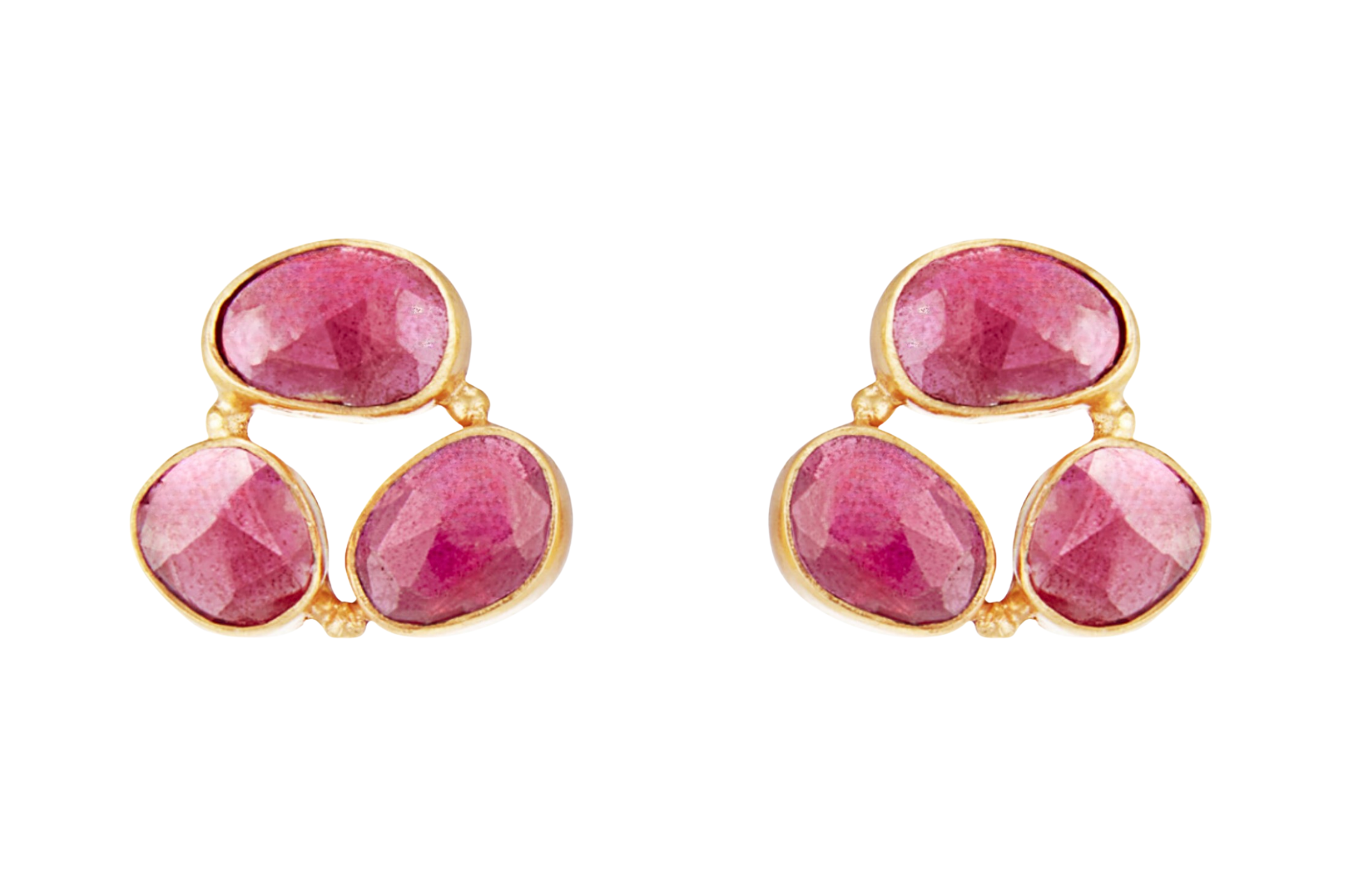Alika Ruby Stud Earrings