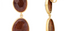 Russet Coloured Tourmaline Double Drop Earrings